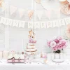 Discount PartyDeco sp. z o.o. Guirlande Just Married Hvid/Guld