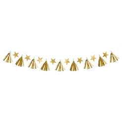 New PartyDeco sp. z o.o. Guirlande Kvaster med Stjerner Guld