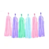 PartyDeco sp. z o.o. Guirlande Kvast Pastel Mix - Oppyntning