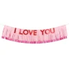 PartyDeco sp. z o.o. Guirlande med Frynser I Love You - Oppyntning