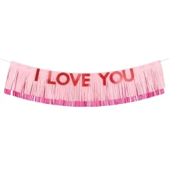 PartyDeco sp. z o.o. Guirlande med Frynser I Love You - Oppyntning
