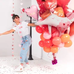 PartyDeco sp. z o.o. Guirlande med Hjerter Roséguld - Oppyntning