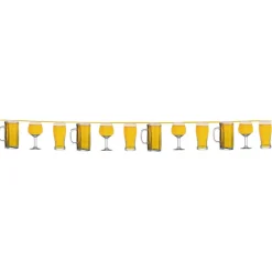 Sale Fiestas Guirca, S.L Guirlande med Ølglas