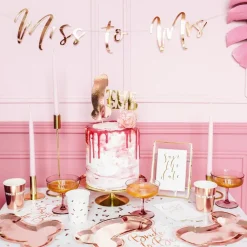 PartyDeco sp. z o.o. Guirlande Miss to Mrs Rosaguld