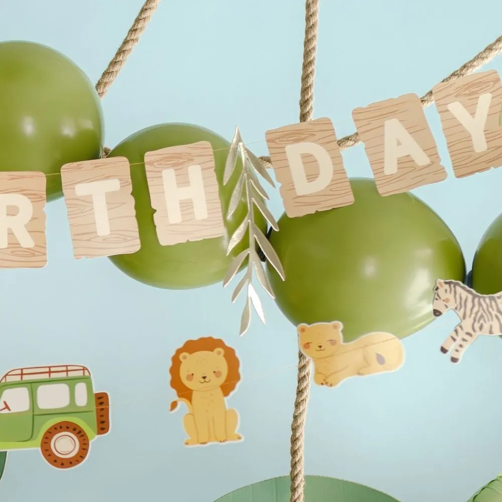 PartyDeco sp. z o.o. Guirlander Happy Birthday Safari Party - Oppyntning