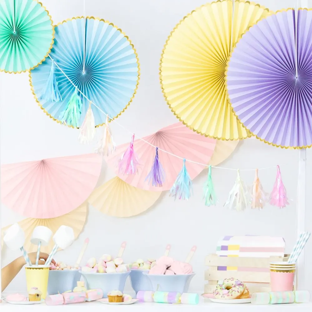 PartyDeco sp. z o.o. Guirlande Tofsar Pastel - Oppyntning