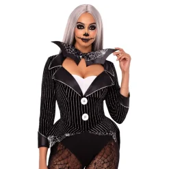 Leg Avenue Europe Halloween Bat Body Deluxe Kostume - Tilbehør|Udklædningskostumer