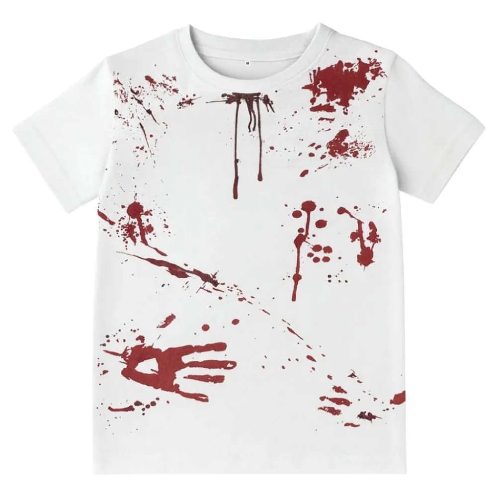 Netshirt Group AB Halloween T-shirt Bloody Zombie - Tøj|Udklædningskostumer