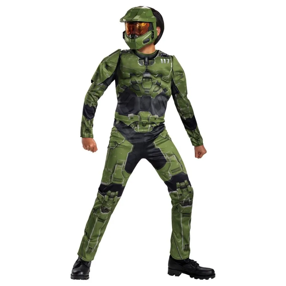 Jakks Europe B.V. Halo Master Chief Børnekostume - Udklædningskostumer|Kostumetema