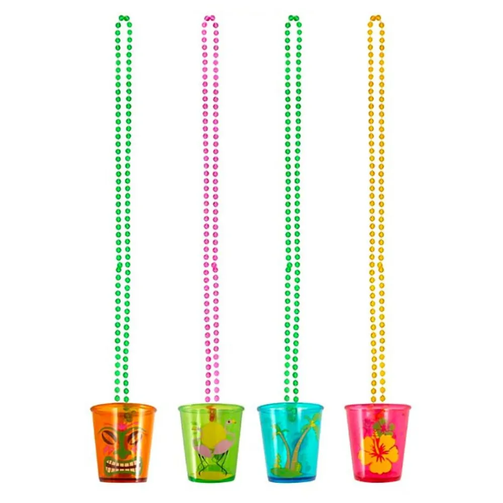 Henbrandt Europe B.V. Halskæde Hawaii med Shotglas - Tilbehør|Drikkeglas