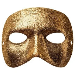 Partyking AB Halvmaske Guld - Kostumetema|Masker