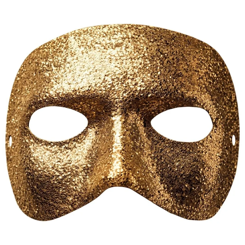Partyking AB Halvmaske Guld - Kostumetema|Masker