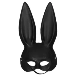 Boland Party Partners B.V. Halvmaske Kanin Sort - Kostumetema|Masker