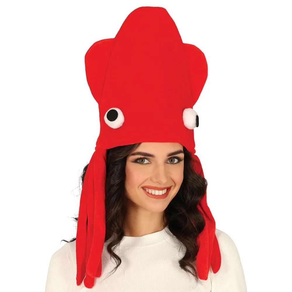 Fiestas Guirca, S.L Hat Blæksprutte Rød