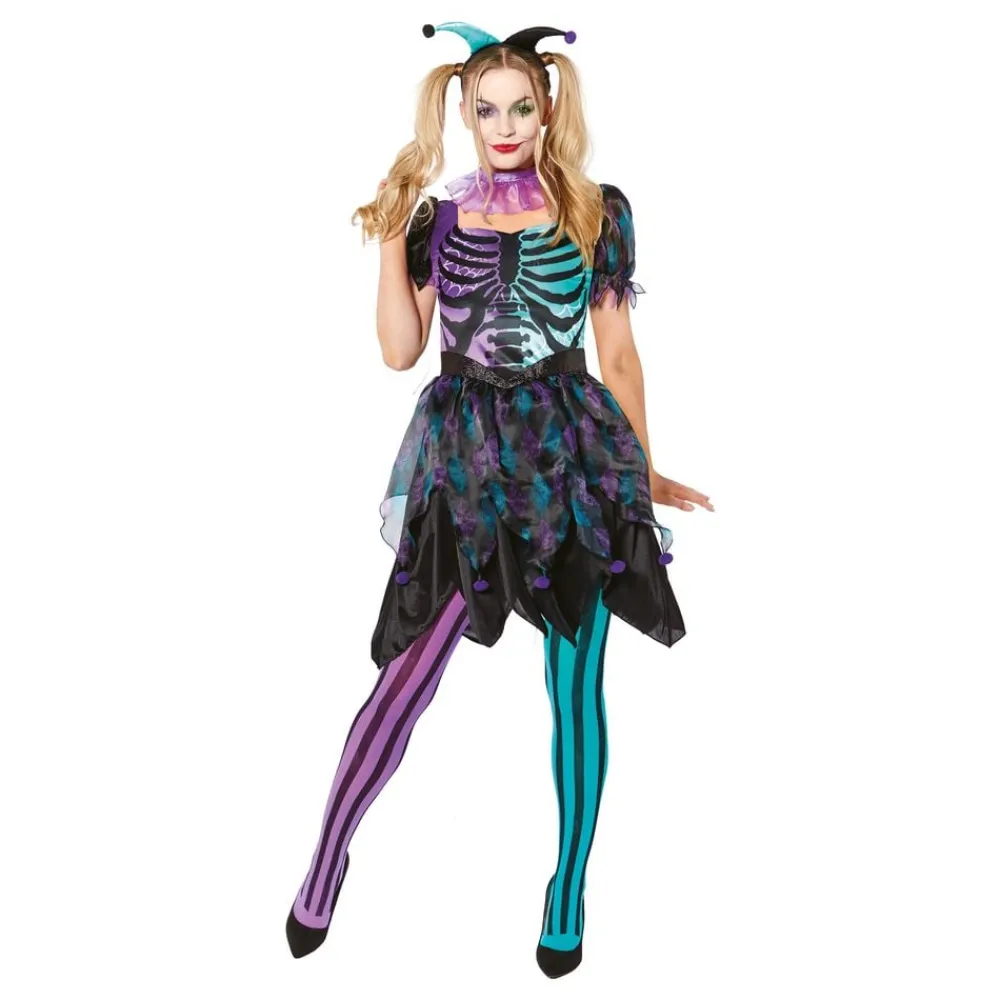 Reithmüller Europe GmbH Haunted Harlequin Kostume - Udklædningskostumer|Kostumetema