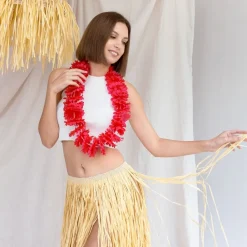 PartyDeco sp. z o.o. Hawaii-krans Mørk Lyserød - Tilbehør