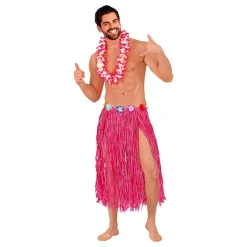 Discount Widmann S.r.l. Hawaii nederdel med Blomster Lyserød