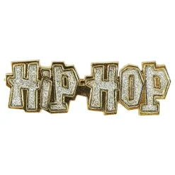 Fiestas Guirca, S.L Hip Hop Ring Guld - Tilbehør|Kostumetema