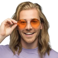 Online Boland Party Partners B.V. Hippieglasögon Stora Orange
