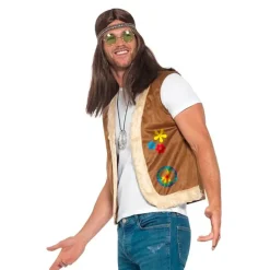 Rubies Netherland B.V. Hippie Vest - Tilbehør|Udklædningskostumer