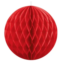 PartyDeco sp. z o.o. Honeycombs Rød Hængende Dekoration - Oppyntning