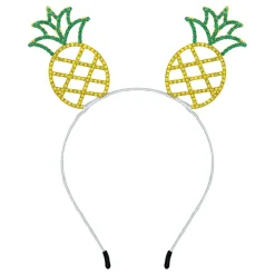 Fiestas Guirca, S.L Hårbøjle Ananas Perler - Kostumetema|Hatte