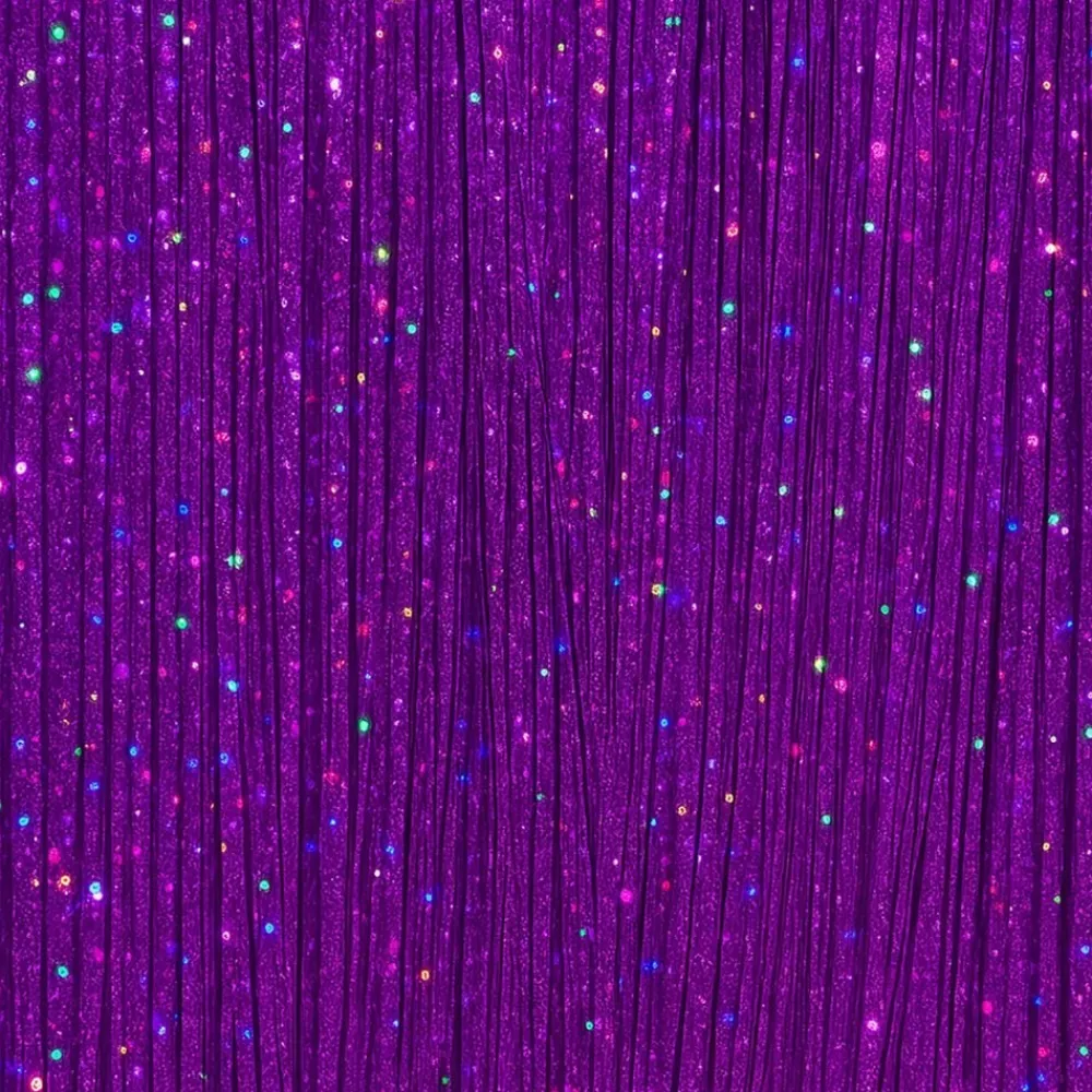 Fiestas Guirca, S.L Hårforlængelse Glitter Lilla - Parykker