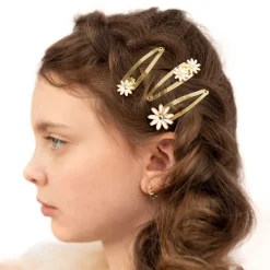 Outlet PartyDeco sp. z o.o. Hårspænder Guld Daisy