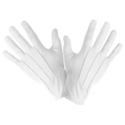 New Widmann S.r.l. Hvide Ribstrikkede Handsker