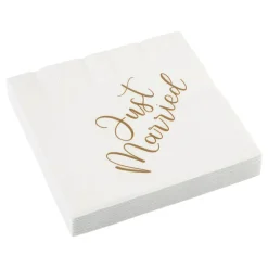 Reithmüller Europe GmbH Hvide Servietter Just Married - Borddækning