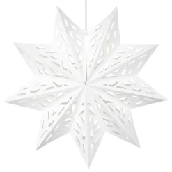 Clearance PartyDeco sp. z o.o. Hvid Julestjerne i Pap