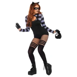 Discount Leg Avenue Europe Indbrudstyv Kat Deluxe Kostume