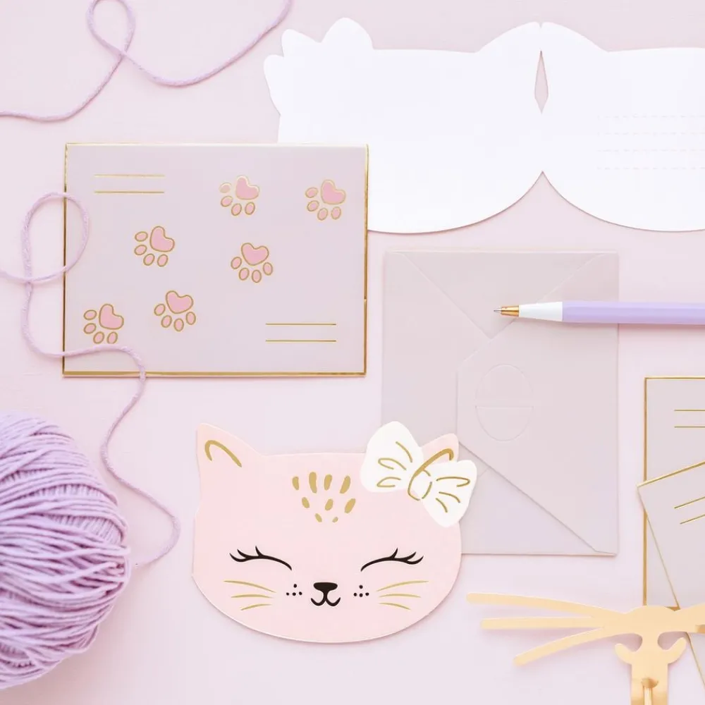 PartyDeco sp. z o.o. Indbydelser Kitty - Hilsningskort