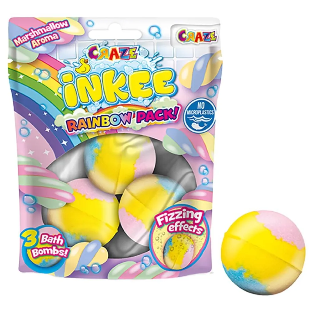 Hisab/Joker Company AB Inkee Badebomber Marshmallow Regnbue - Hjem & Husholdning