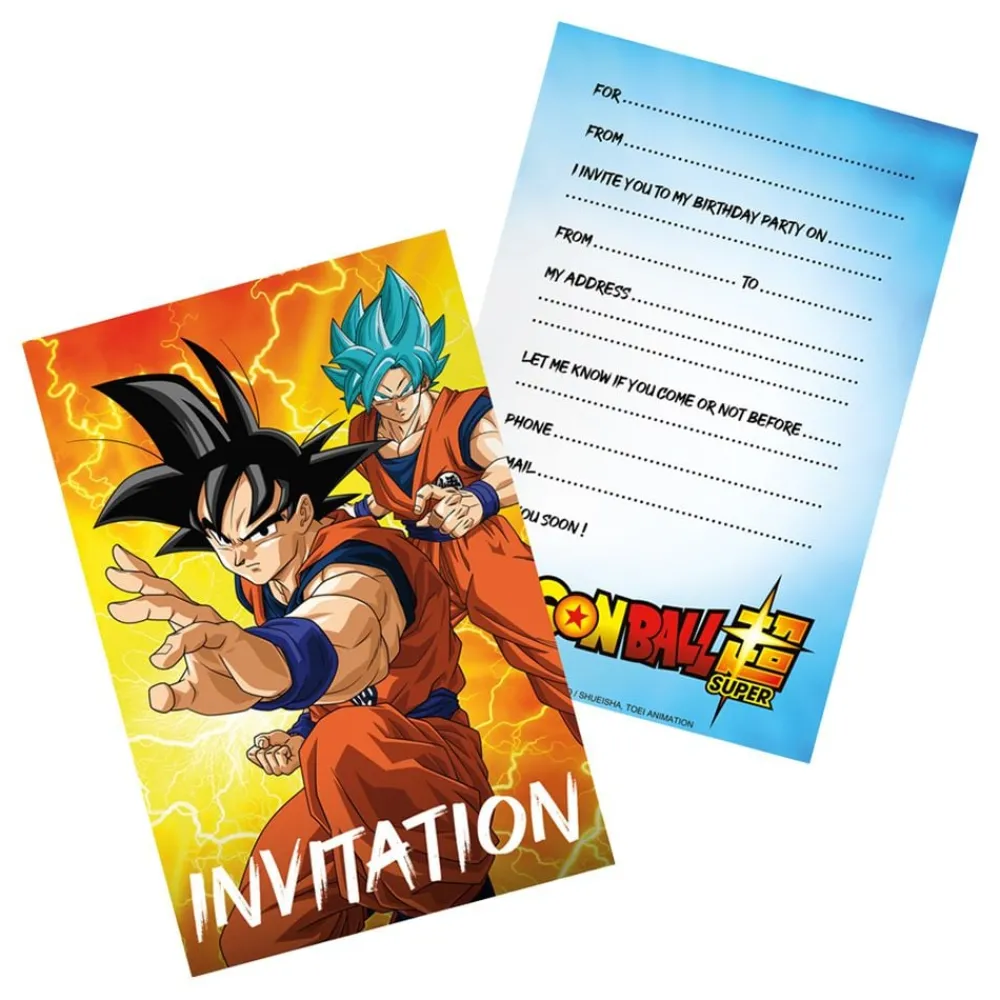 CHAKS Invitationkort Dragon Ball - Hilsningskort