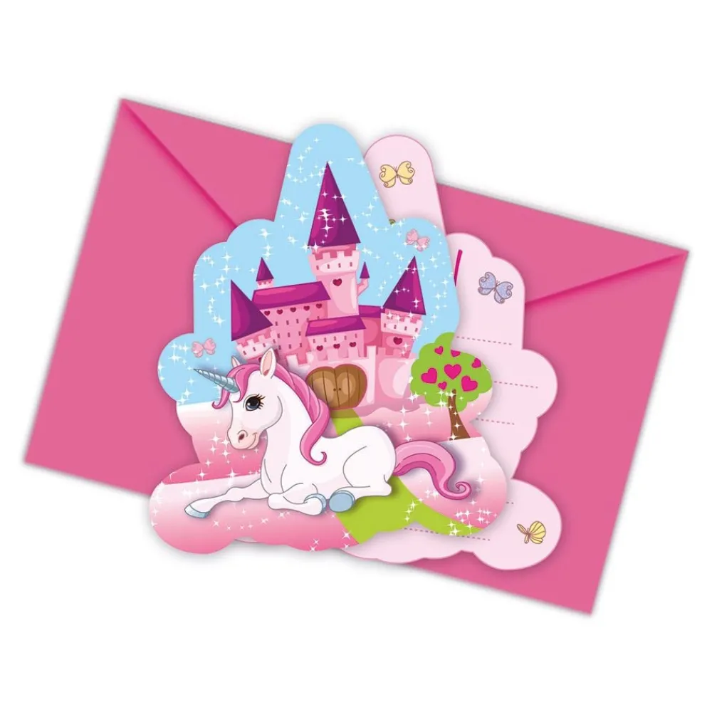 New Globos Europe B.V. Invitationskort Unicorn