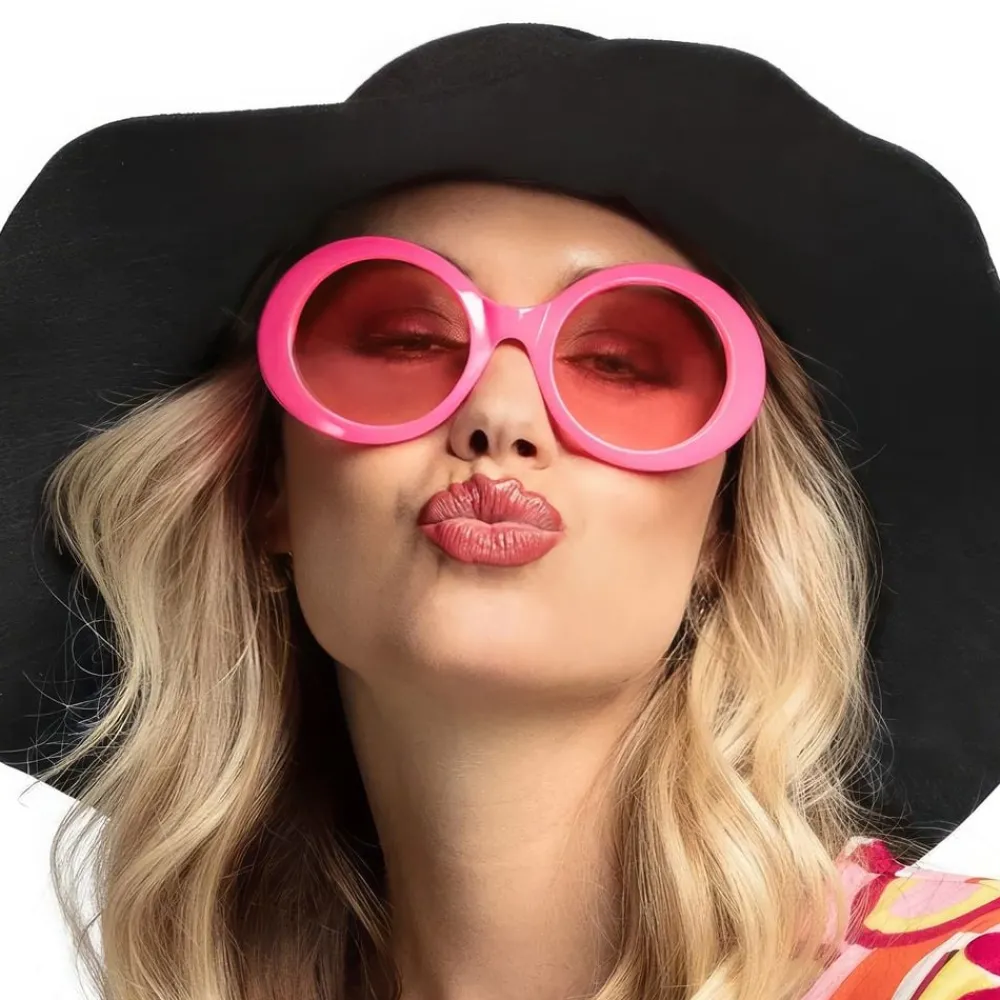 Boland Party Partners B.V. Jackie Briller Neonpink - Tilbehør|Accessories