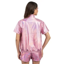 New CHAKS Jakke med Shorts Sæt Iridescent Lyserød