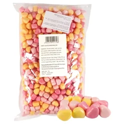 ERT Godis AB Jellioo Candy Coated Marshmallow Heart Økonomipakke - Slik