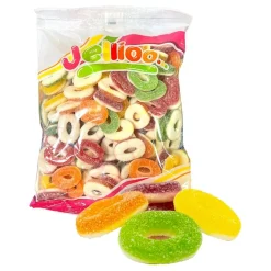 ERT Godis AB Jellioo Sour Rings Økonomipakke - Slik