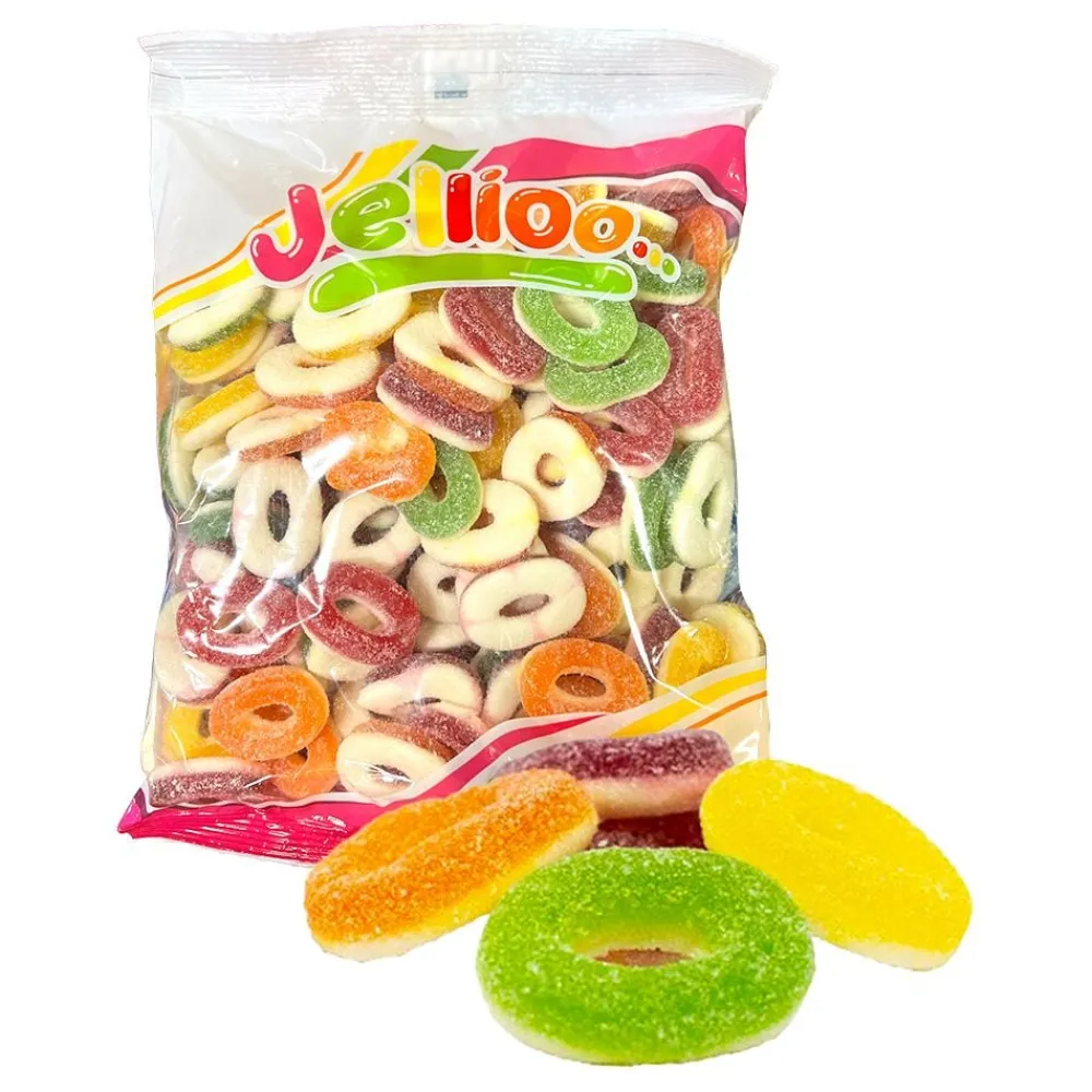 ERT Godis AB Jellioo Sour Rings Økonomipakke - Slik