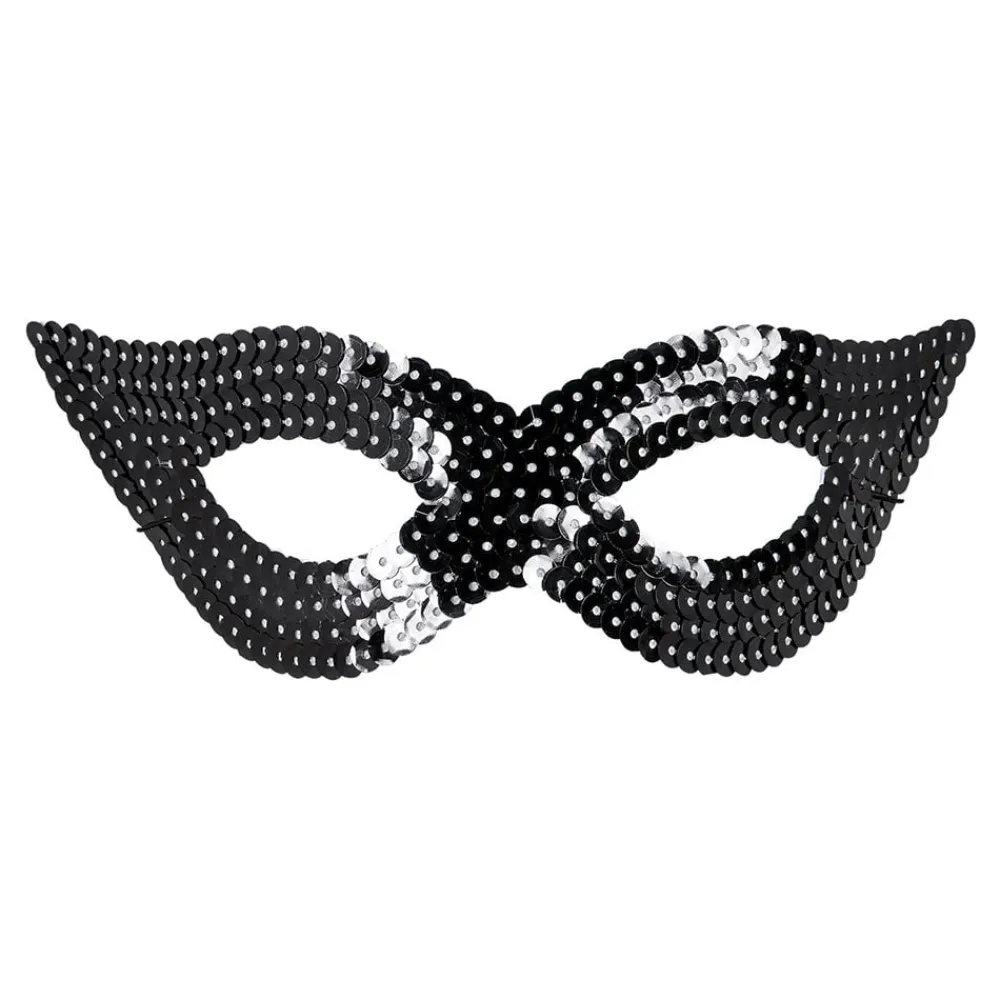Widmann S.r.l. Øjemaske Paillet Sort - Masker