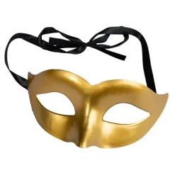 Discount Hisab/Joker Company AB Øjenmaske Guld Metallic