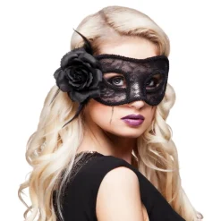 Boland Party Partners B.V. Øjenmaske Mystique Sort - Masker