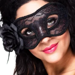 Boland Party Partners B.V. Øjenmaske Mystique Sort - Masker
