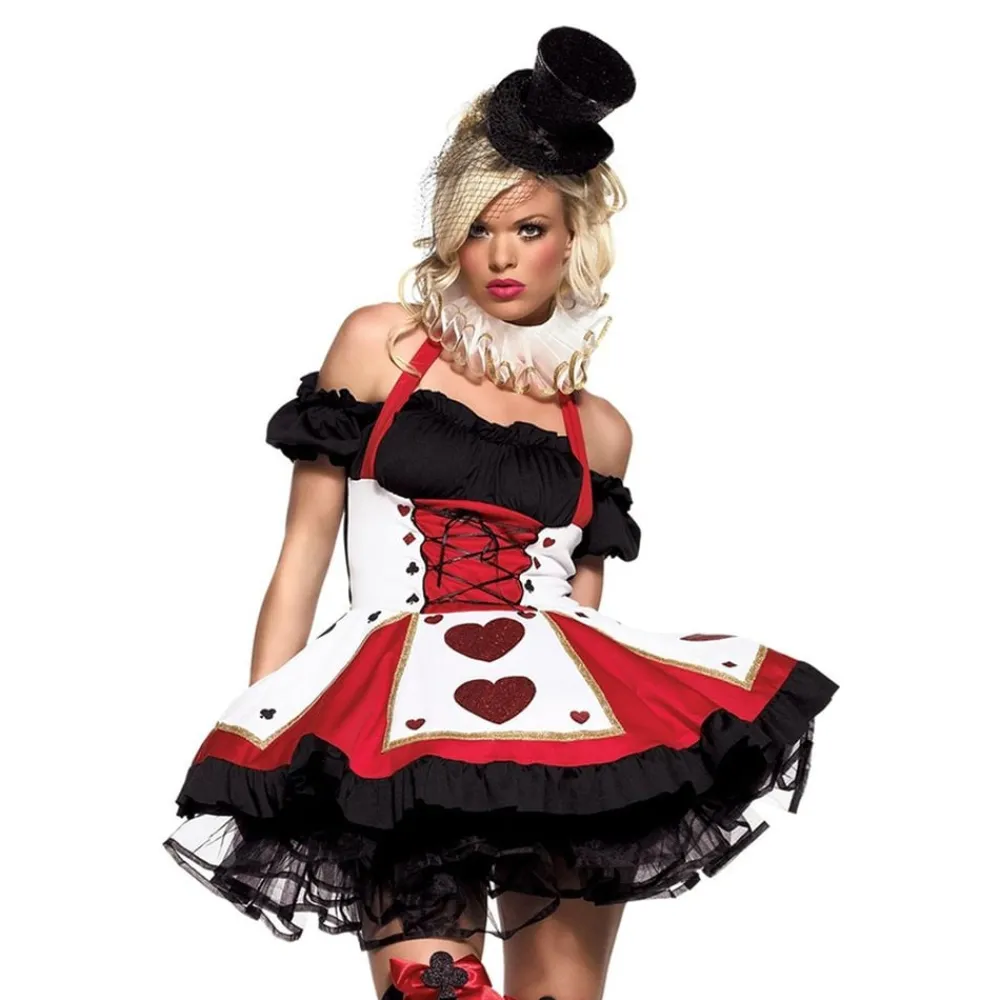 Best Leg Avenue Europe Joker Spillekort Damekostume Deluxe