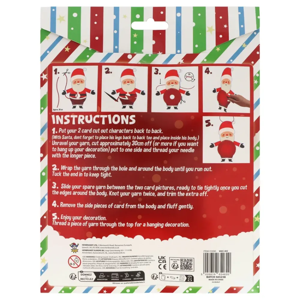 Henbrandt Europe B.V. Julehygge Lav Dine Egne PomPom-figurer - Hobby & Fritid
