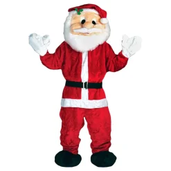 Wicked Costumes Ltd Julemandsmaskot Deluxe Kostume - Udklædningskostumer|Kostumetema