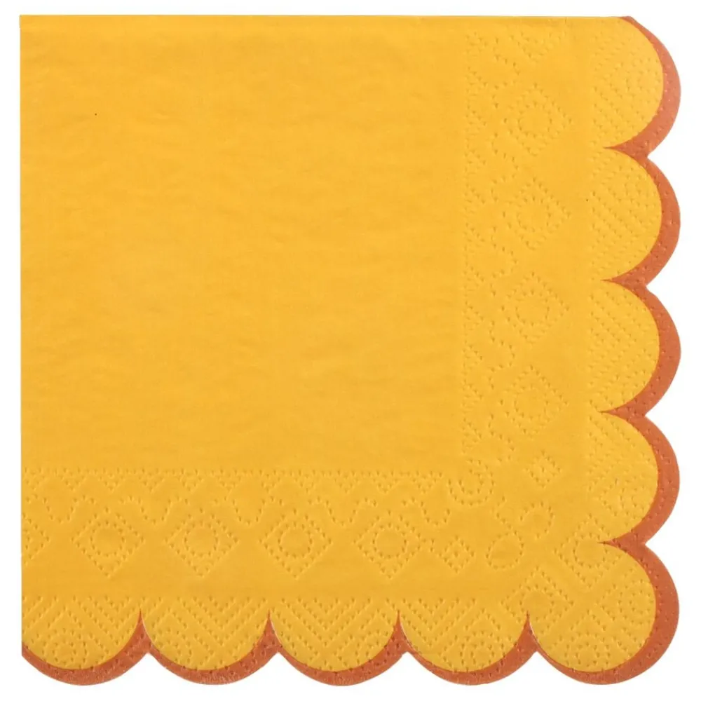 Hot Santex Kaffeservietter Gul/Orange