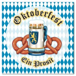 Three Sixty Degrees Ltd Kaffeservietter Oktoberfesten Ein Prosit - Borddækning